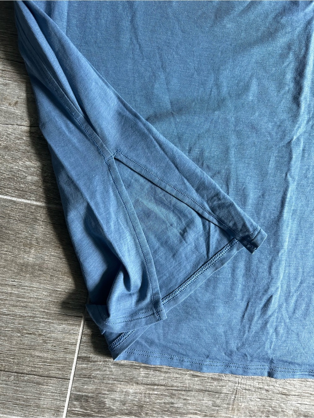 Two lululemon athletica Short Sleeve Tees in Blue and Green - Picture 4 of 8